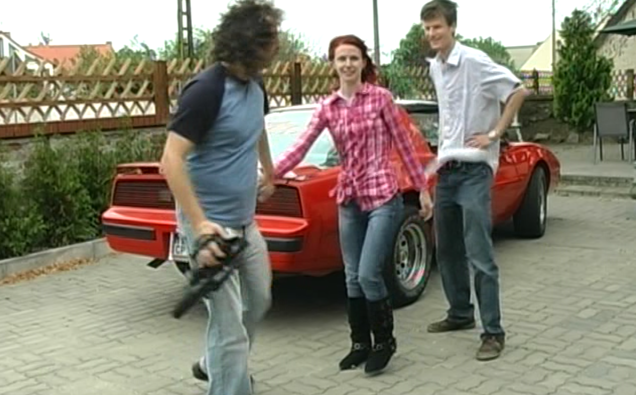 Vorbereitung einer Szene am Pontiac