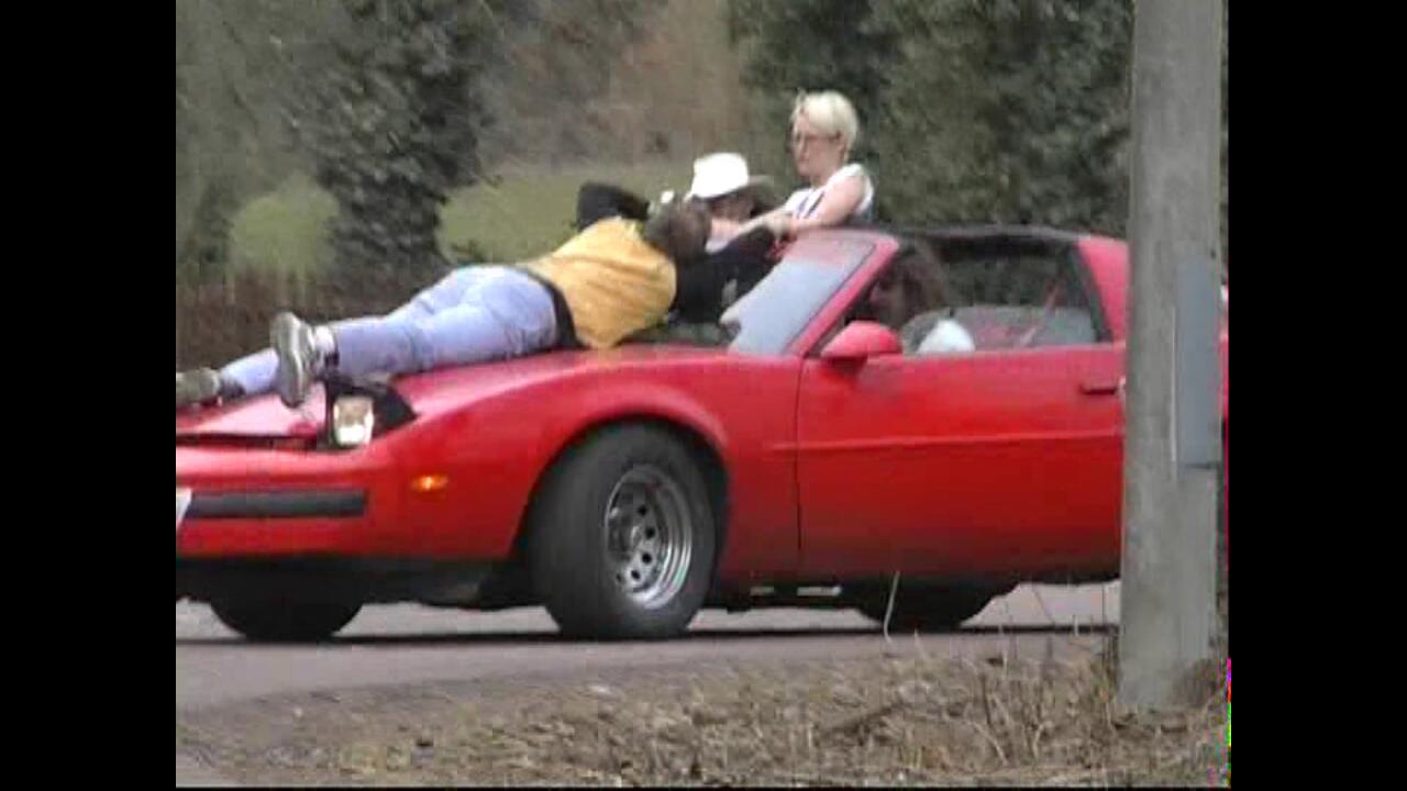 Bewegte Einstellung am Pontiac